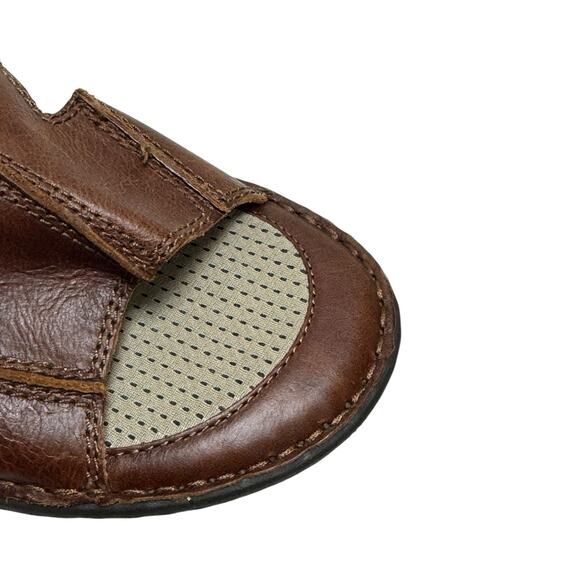 Born Crown Robert Men\'s 13 M Slide Sandals Brown Leather Slip-On Slide Casual main image 8